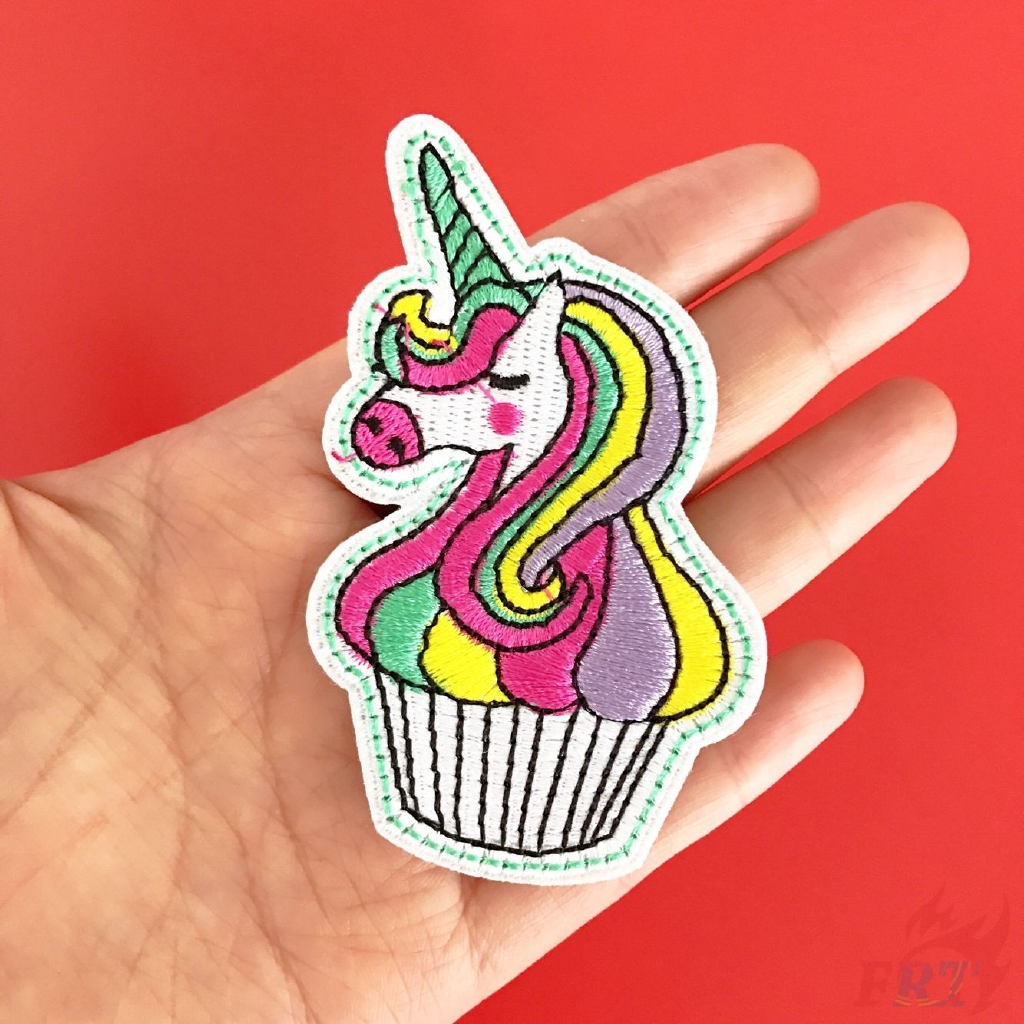 Miếng vá thêu hình động vật kỳ lân dòng 01 tự làm DIY