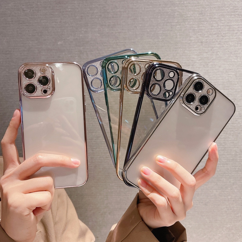 Ốp Điện Thoại TPU Mềm Họa Tiết Kim Cương Lấp Lánh Cho iPhone 13 Pro 12 11 Pro Max i11 11Pro 12pro