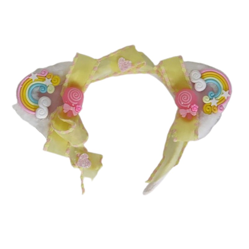 Băng Đô Nơ Tai Gấu Bông Hóa Trang Halloween