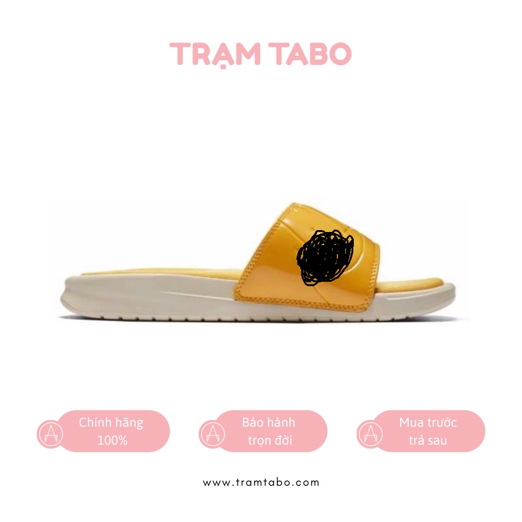 AO2408-200 - DÉP NỮ W NIKE BENASSI JDI ULTRA SE 'YELLOW' - MÀU VÀNG/TRẮNG