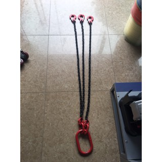 Dây Xích cẩu 3 sợi 4 tấn 2m Kawasaki Nhật dùng móc buộc cẩu kéo an toàn hiệu quả
