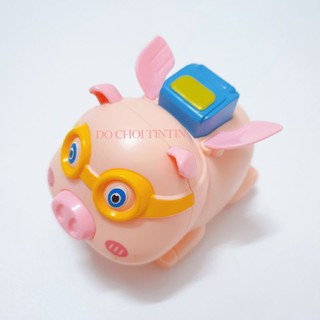( HTT01 ) Đồ chơi chú heo tốc độ chạy đà siêu dễ thương