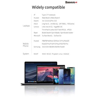 Hub chuyển đa năng Baseus 5 in 1 (Type-C to USB3.0+HDMI+PD)