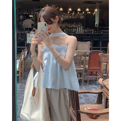 Áo Không Tay Cổ Yếm Xinh Đẹp Thời Trang Quyến Rũ Size Lớn Dành Cho Bạn Nữ | BigBuy360 - bigbuy360.vn