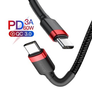Cáp sạc nhanh Baseus Type C to Type C PD 2.0 60W