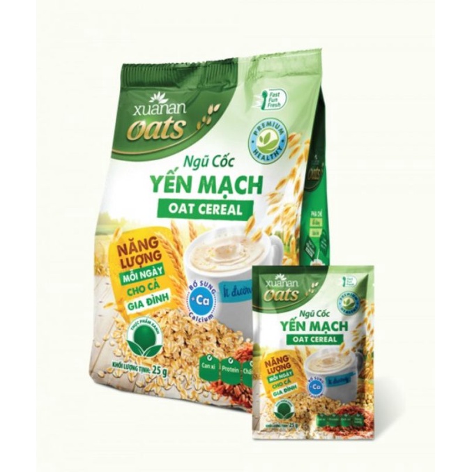 Ngũ cốc yến mạch 400 gram // Thương hiệu Xuân An ( Mua 2 gói quà tặng KM)