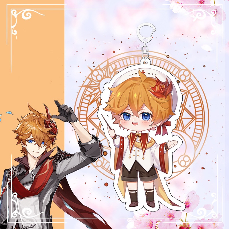 ( PHÉP THUẬT ) Móc khóa GENSHIN IMPACT quà tặng xinh xắn game chibi anime mica trong acrylic