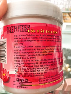 DẦU HẤP TÓC HOA SEN  1000 ML