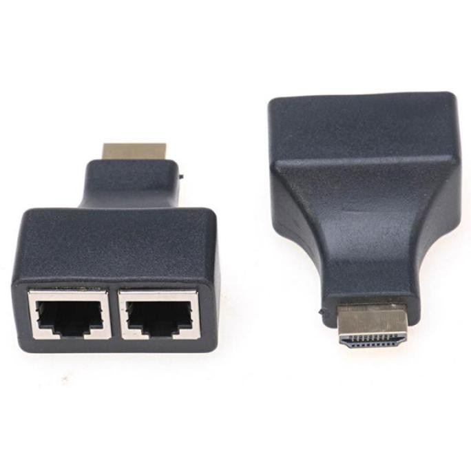 Bộ Khuếch Đại Tín Hiệu Hdmi Rj45 Cat5E Cat6 Utp Lan Ethernet Balun - 1080p3d Hd