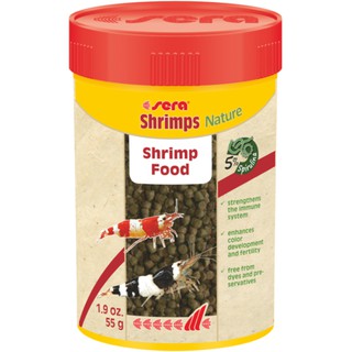 Thức ăn cho tôm, tép cảnh Sera Shrimps Nature 55gr ( code: 554)