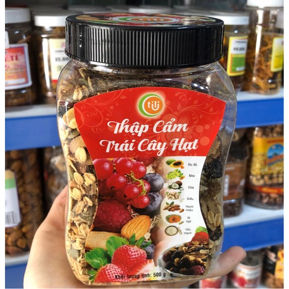 NGỦ CỐC THẬP CẨM TRÁI CÂY HẠT TILI HỦ 500G