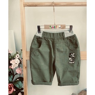 Quần kaki lửng bé trai size đại