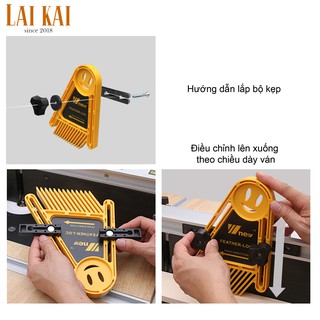 Bộ kẹp giữ gỗ Feather Loc
