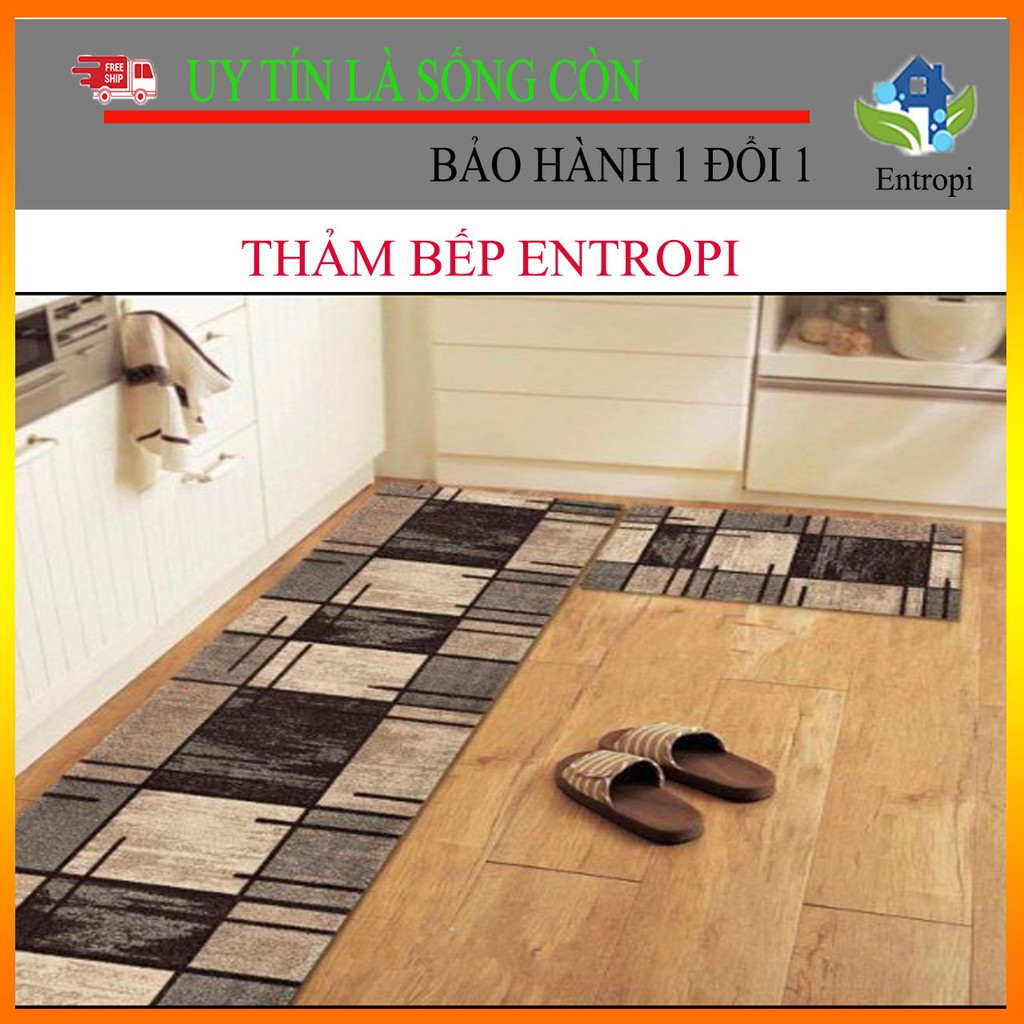 [ MUA ĐỂ NHẬN QUÀ ] Combo Thảm Bếp Trải Sài Mẫu 3D Kích Thước 40x60 40 x120