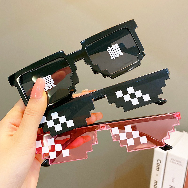 Kính Thuglife 6 Chấm MINECRAFT - Thug Life Nhiều Màu Sắc Thiết Kế Thời Trang Độc Đáo