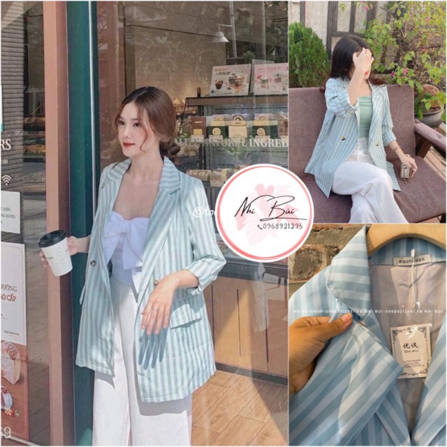 Áo Khoác Vest Form Rộng Nữ 🌸 kiểu dáng ulzzang hàn quốc SIÊU Hot | BigBuy360 - bigbuy360.vn