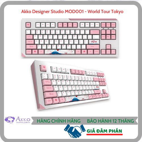 [GIÁ ĐÀM PHÁN]Bàn phím cơ Akko Designer Studio MOD001 - World Tour Tokyo