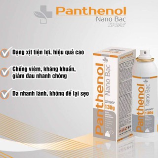 Panthenol Nano Bạc ( Xịt Bỏng )