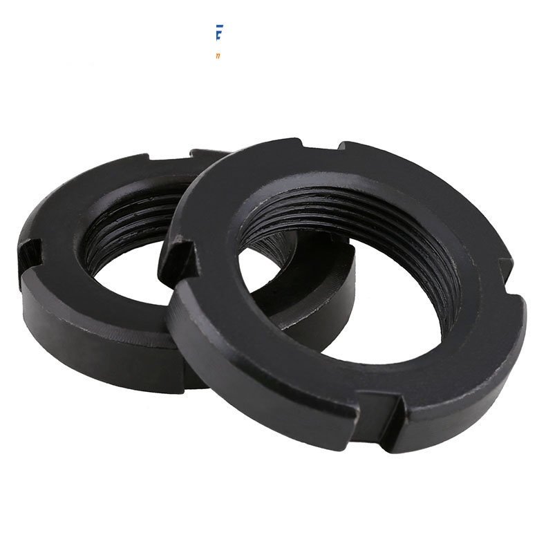 Đai Ốc Khóa Bốn Rãnh Tròn M10M12M14M16M18M20M22M25 / M60 Chuyên Dụng