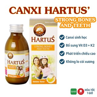 Canxi cho bé hartus d3 k2 nano từ 6 tháng cho bà bầu ostelin hữu cơ cá tuyết tăng chiều cao cho bé