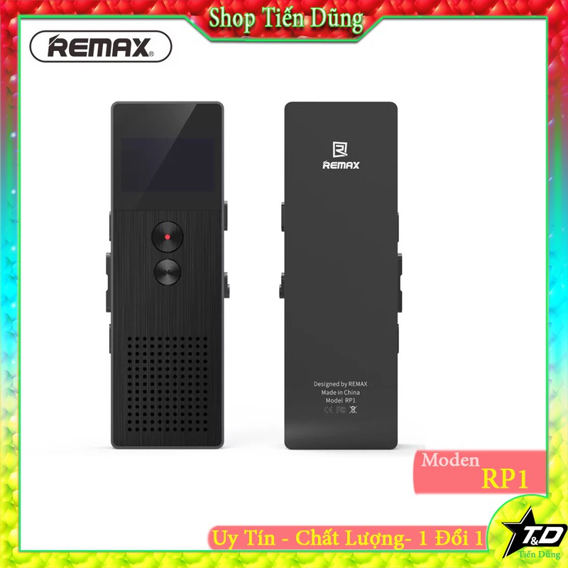 Máy ghi âm remax rp1 tích hợp dung lương 8Gb- máy remax rp1 hàng chính hãng
