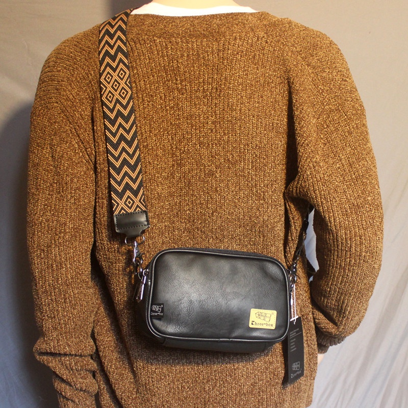 Túi Đeo Chéo Da Bò Nhiều Màu Mới Cho Nam