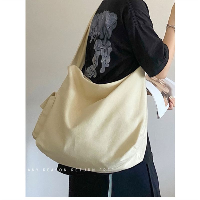 Túi Xách Canvas Đeo Vai Phong Cách Hàn Quốc Thời Trang Mới Cho Nữ