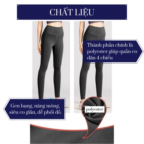 Quần Tập Legging Nâng Mông DUTANO Tập Gym, Yoga Co Dãn 4 Chiều