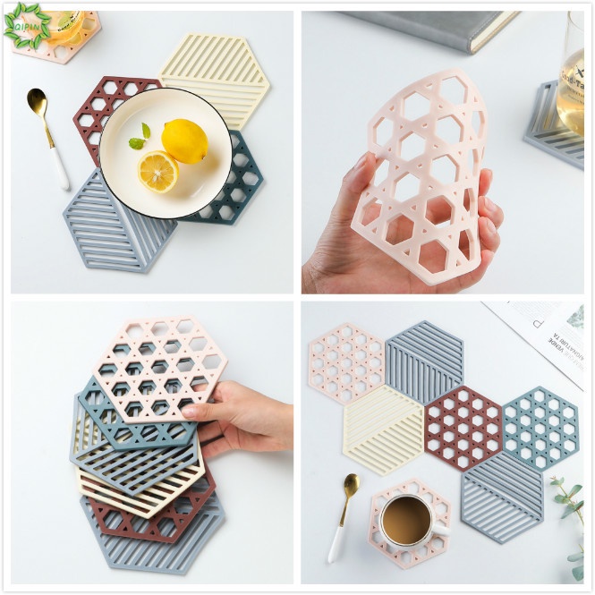 1 Tấm Lót Bàn Ăn Dày Dặn Chống Trượt Cách Nhiệt Đa Năng Tiện Dụng Cho Nhà Bếp