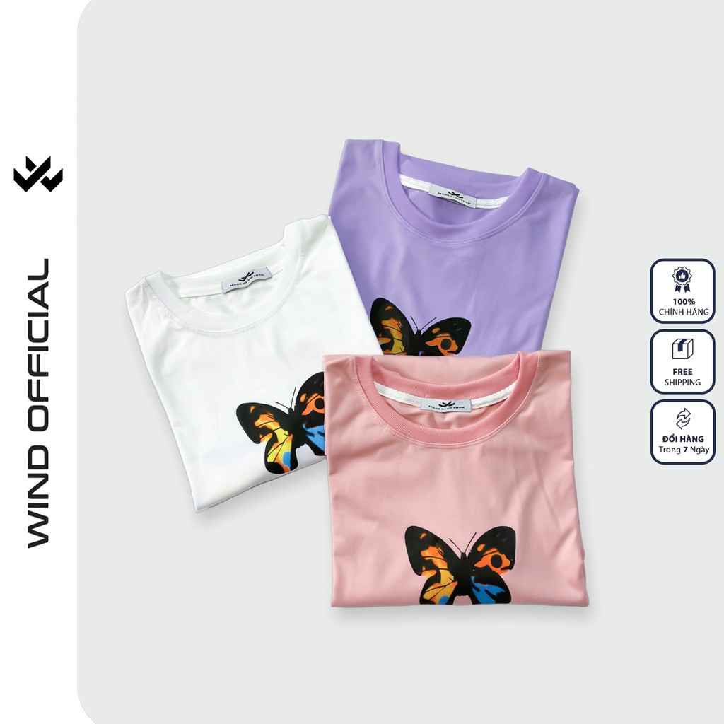 Áo thun tay dài WIND phông unisex form rộng POXFFF nam nữ cotton oversize ulzzang