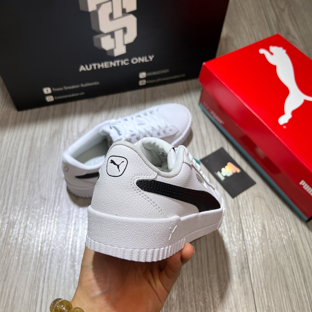 Giày thể thao PUMA CARINA CREW WHITE BLACK 374903 05