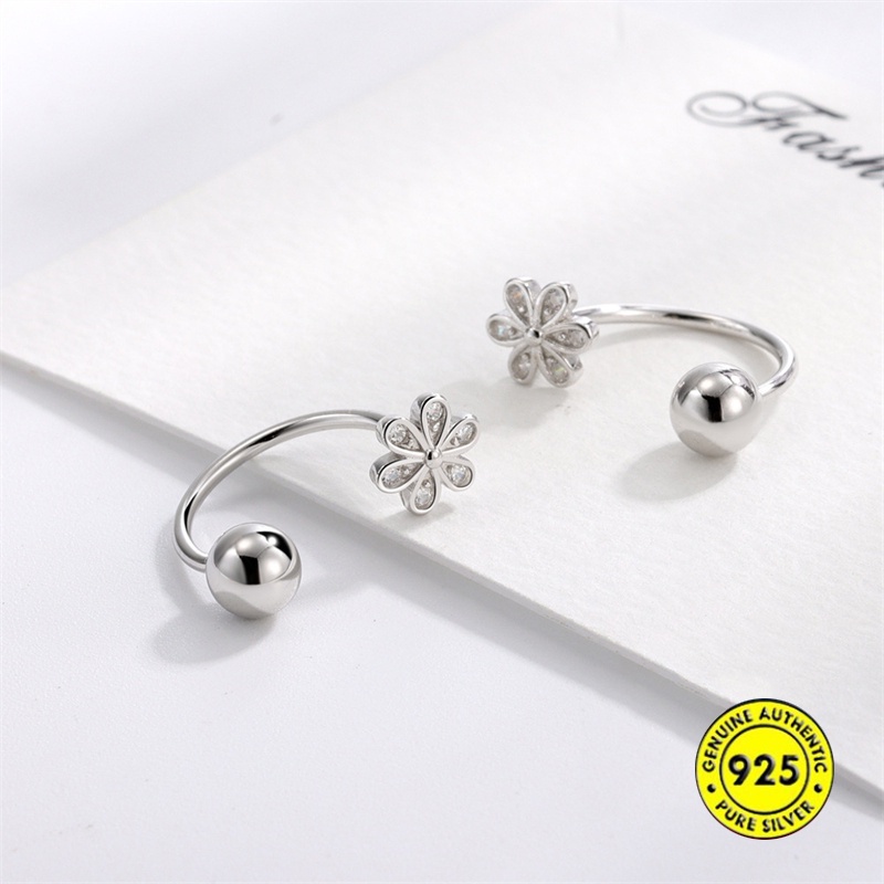 Bông tai mạ bạc 925 thiết kế mới thanh lịch 18K