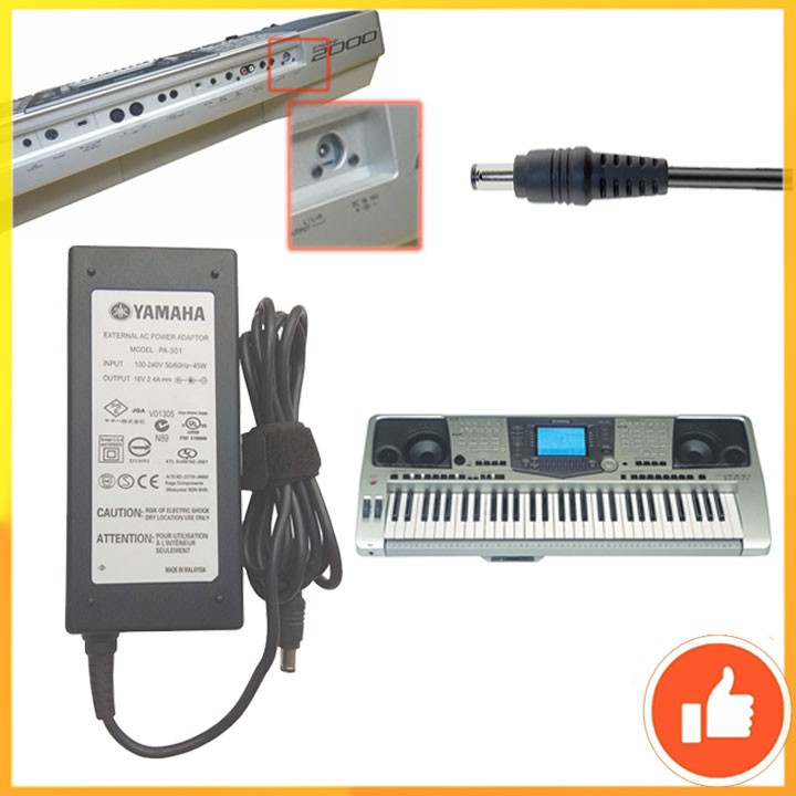 Bộ đổi nguồn đàn Yamaha PSR-2000 16v