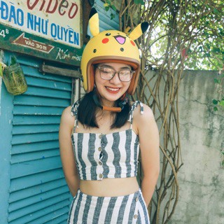 Mũ Bảo Hiểm 3/4 Có Tai Pikachu - Doremon -Gấu