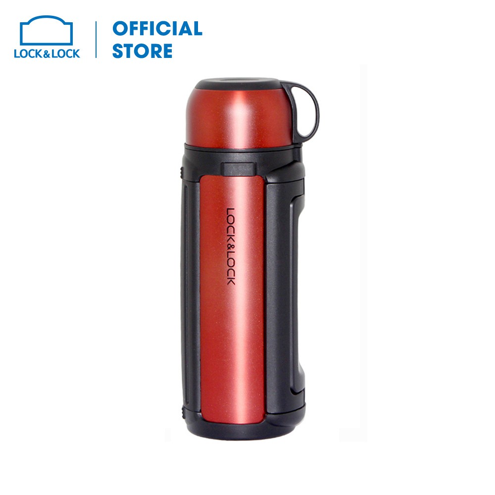 (LocknLock Chính hãng )LHC1427R - Bình giữ nhiệt Lock&Lock New Giant Hot Tank 1.8L - Màu đỏ