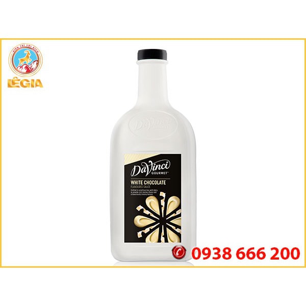 SỐT SOCOLA TRẮNG DAVINCI 2L - DAVINCI WHITE CHOCOLATE SAUCE