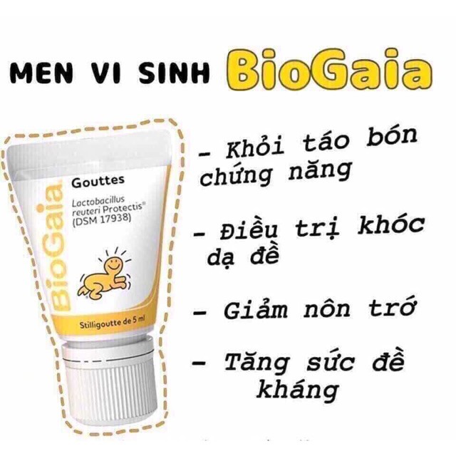 (Freship+ Chuẩn Air) Men Biogaia Protectis Gouttes 5ml