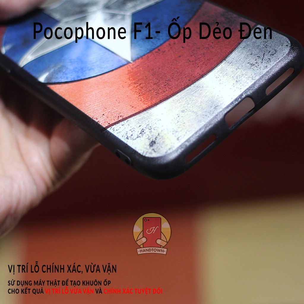 Ốp lưng Xiaomi Pocophone F1 dẻo đen in hình Phần A