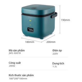 [CHÍNH HÃNG] Nồi Cơm Điện Mini Jiashi 1.2L Nội Địa