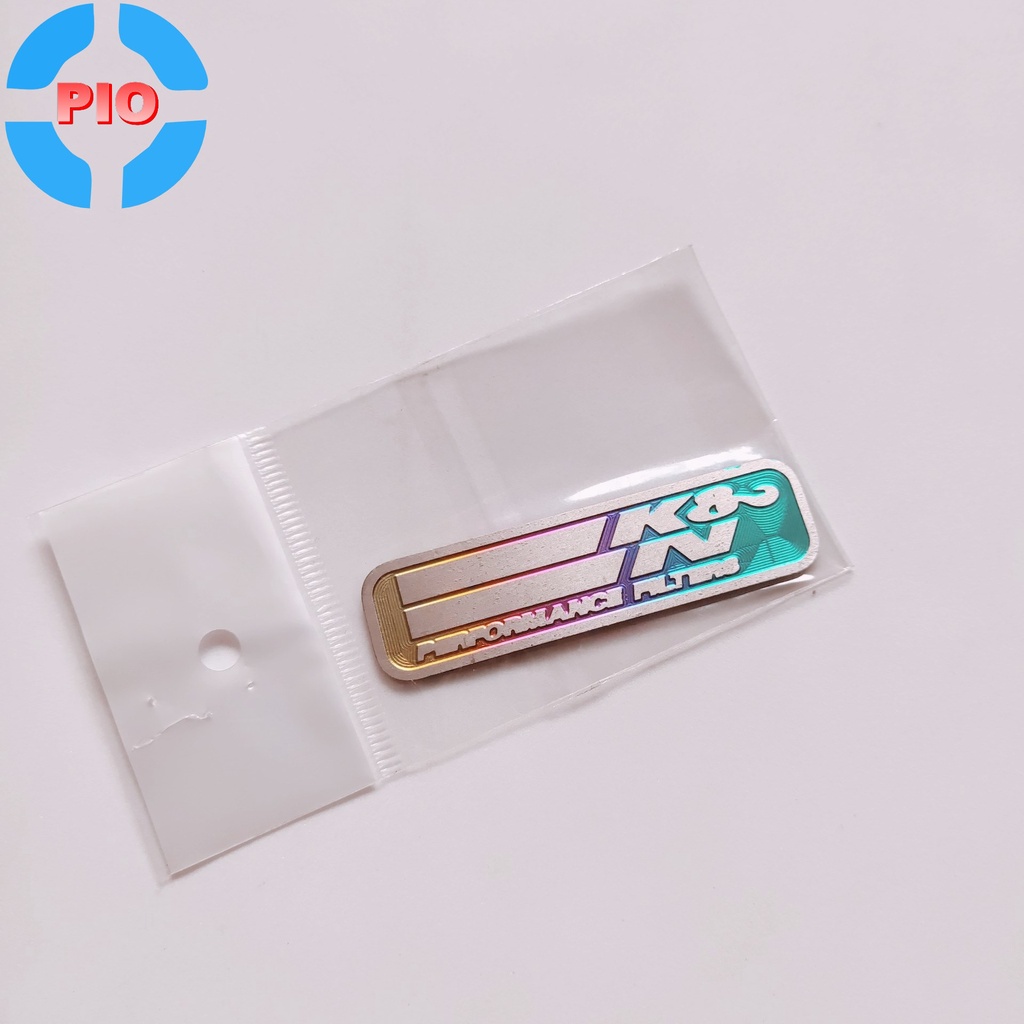 Tem Titan Chữ KN Dán Xe Có Keo 3M