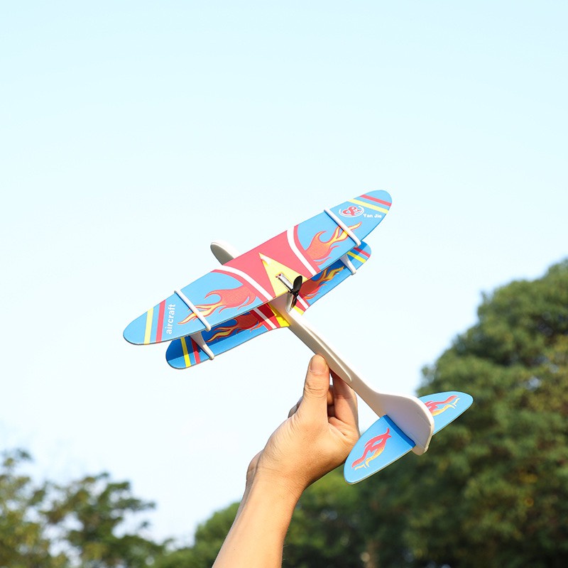Máy bay đồ chơi có động cơ có sạc MIOCO vận động ngoài trời cho bé an toàn khi sử dụng