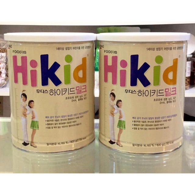 Sữa hikid vani 600g hàn quốc