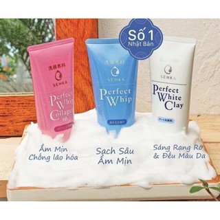 Sữa rửa mặt tạo bọt senka perfect whip japan 120g