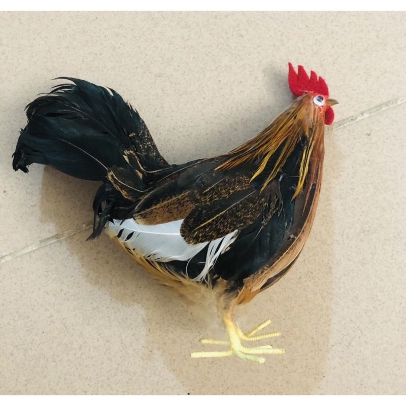 Đồ chơi mô hình chú gà trống handmade như thật