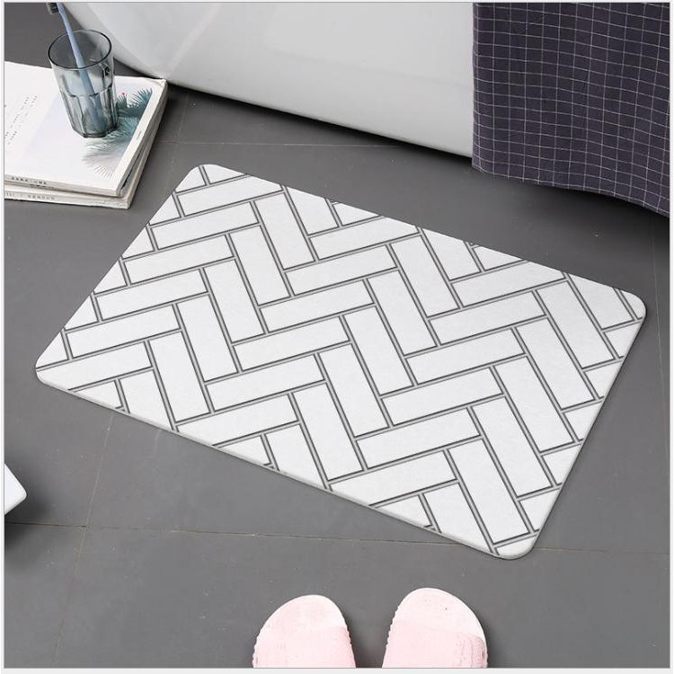 [MẪU ĐA DẠNG - GIÁ VÔ ĐỊCH - BAO VỠ HỎNG] Thảm đá - Thảm nỉ chùi chân cao cấp, chống trơn trượt, siêu thấm hút