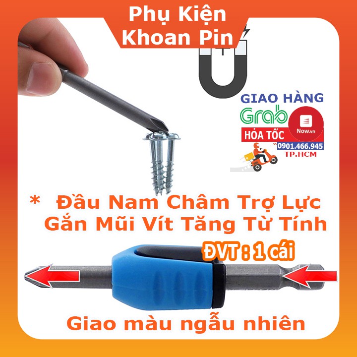 Đầu Nam Châm Trợ Lực Gắn Mũi Vít Tăng Từ Tính JET POWER PVN312