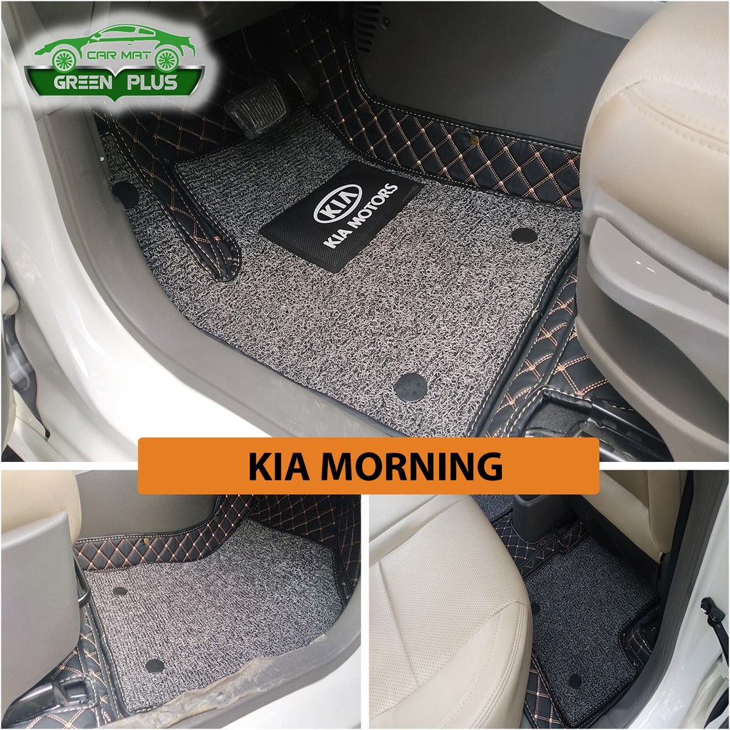 [Mã GREENKIA giảm 100K] Thảm lót sàn ô tô 5D 6D Kia Cerato, K3, Seltos, Soluto, Morning, Forte, Rio