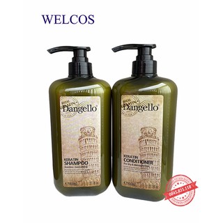 Cặp dầu gội dầu xả phục hồi siêu mềm mượt dangelo 800ml CT54