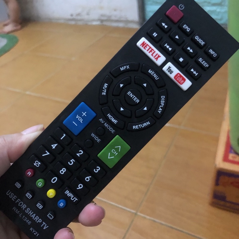 Remote tivi sharp internet