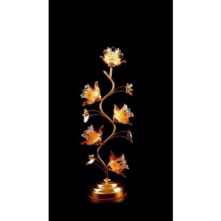 Combo 1 đôi đèn pha Lê 5 bông 75cm cao cấp